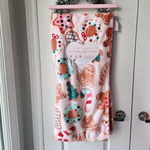 Gingerbread Christmas Throw